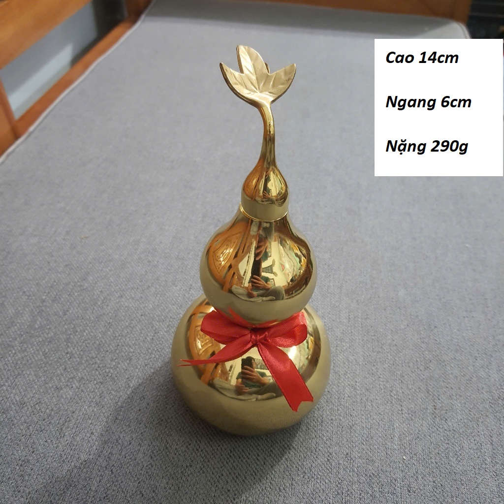 Hồ lô bát quái bằng đồng cao cấp MS09