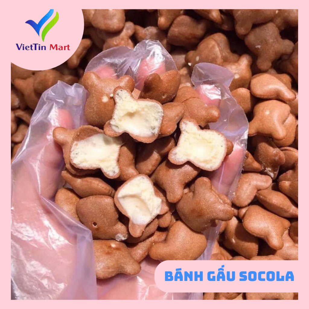 500g bánh gấu socola kem