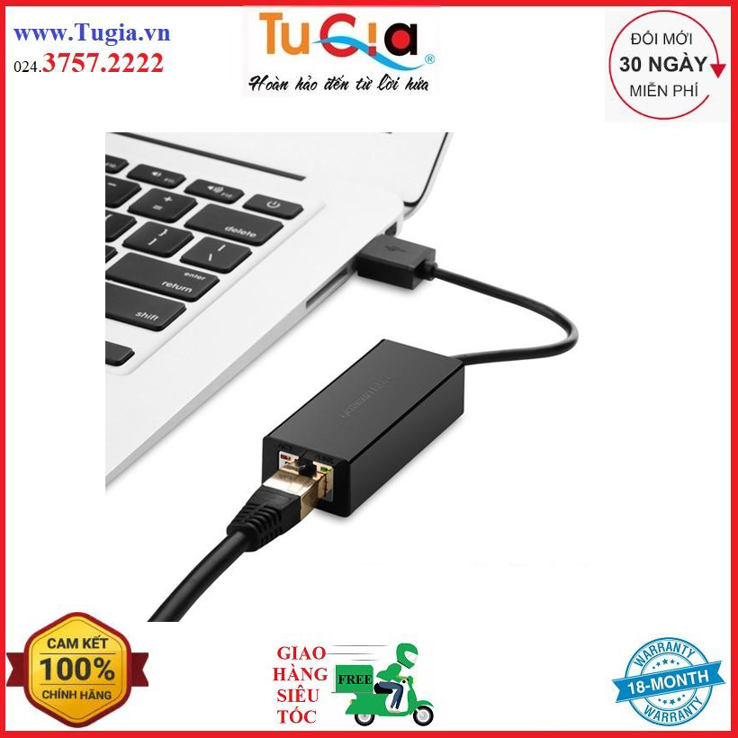 Dây Cáp Chuyển Đổi USB 3.0 Sang LAN Ugreen (20256) - Hàng Chính Hãng