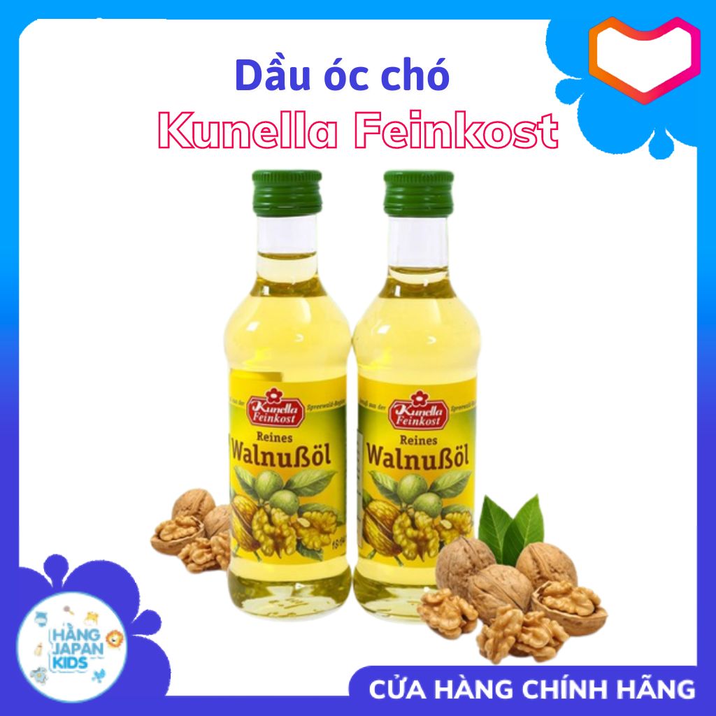 Dầu Óc chó/ Macca Kunella Feinkost WalnuBol 100ml - Hàng Đức