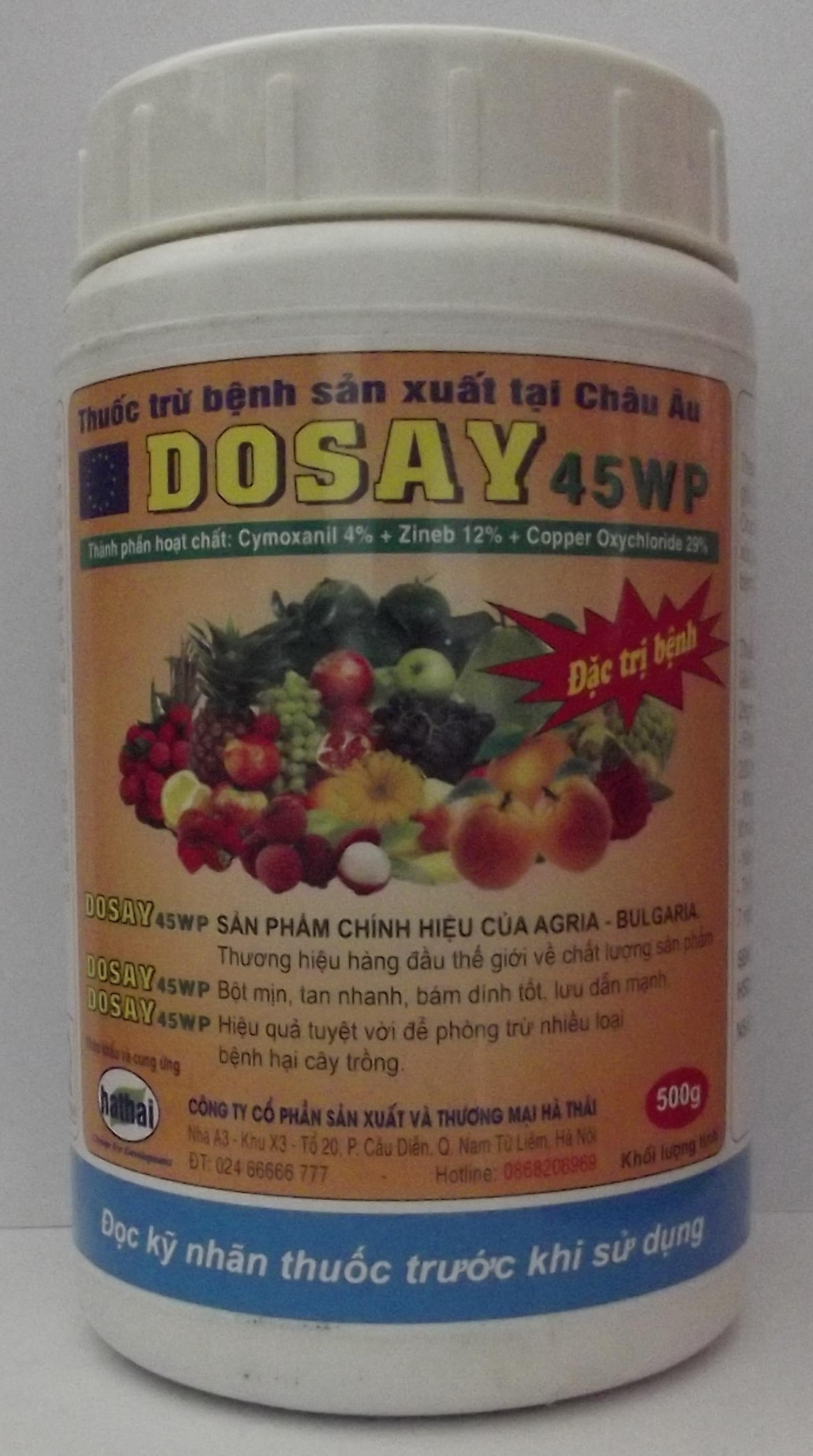 Thuốc trừ bệnh cây Dosay 45WP 500g