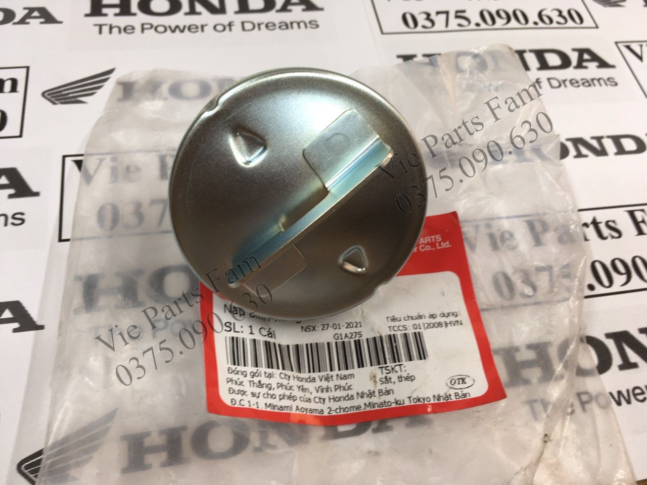Nắp bình xăng air blade fi 110 , hàng din honda mới 100%