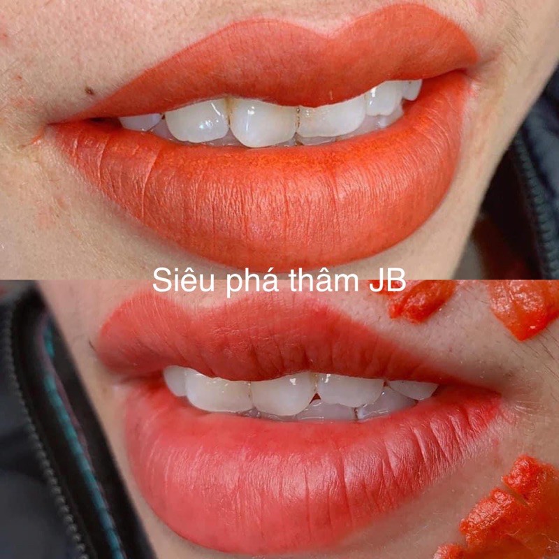 Mực siêu phá thâm cam tươi JB master, mực xóa thâm, mực loại bỏ thâm, mực xăm môi, mực phun xăm môi xóa thâm- Trang Trang Spa