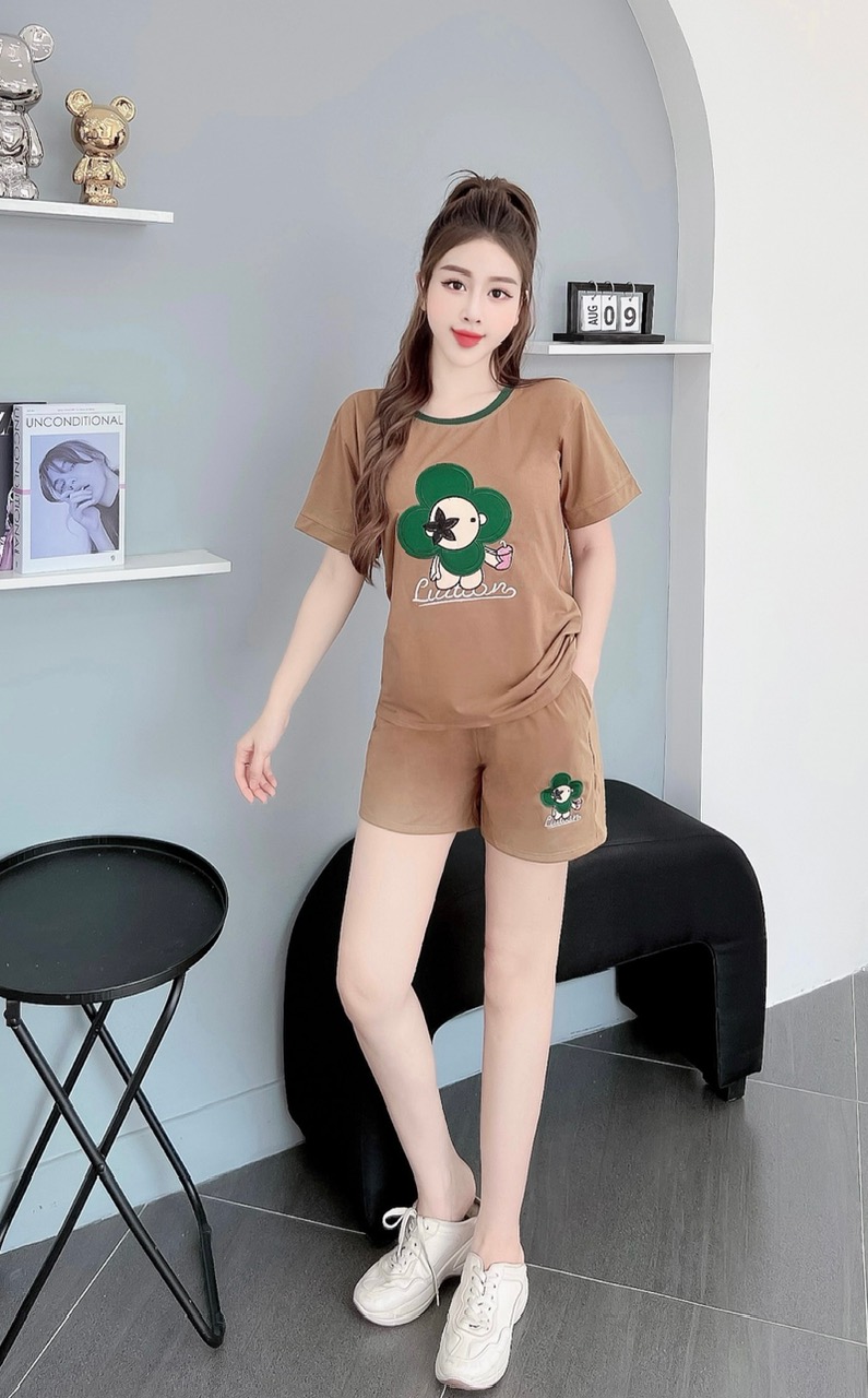 SET BỘ THUN GÂN TĂM LẠNH QUẦN DÀI ỐNG SUÔNG KÈM ÁO TRƠN CO GIÃN