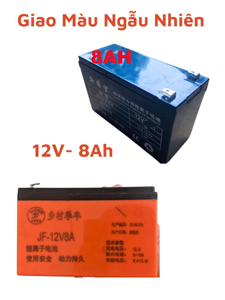 Bình Ắc quy Lithium - Ion 12V - 8AH
