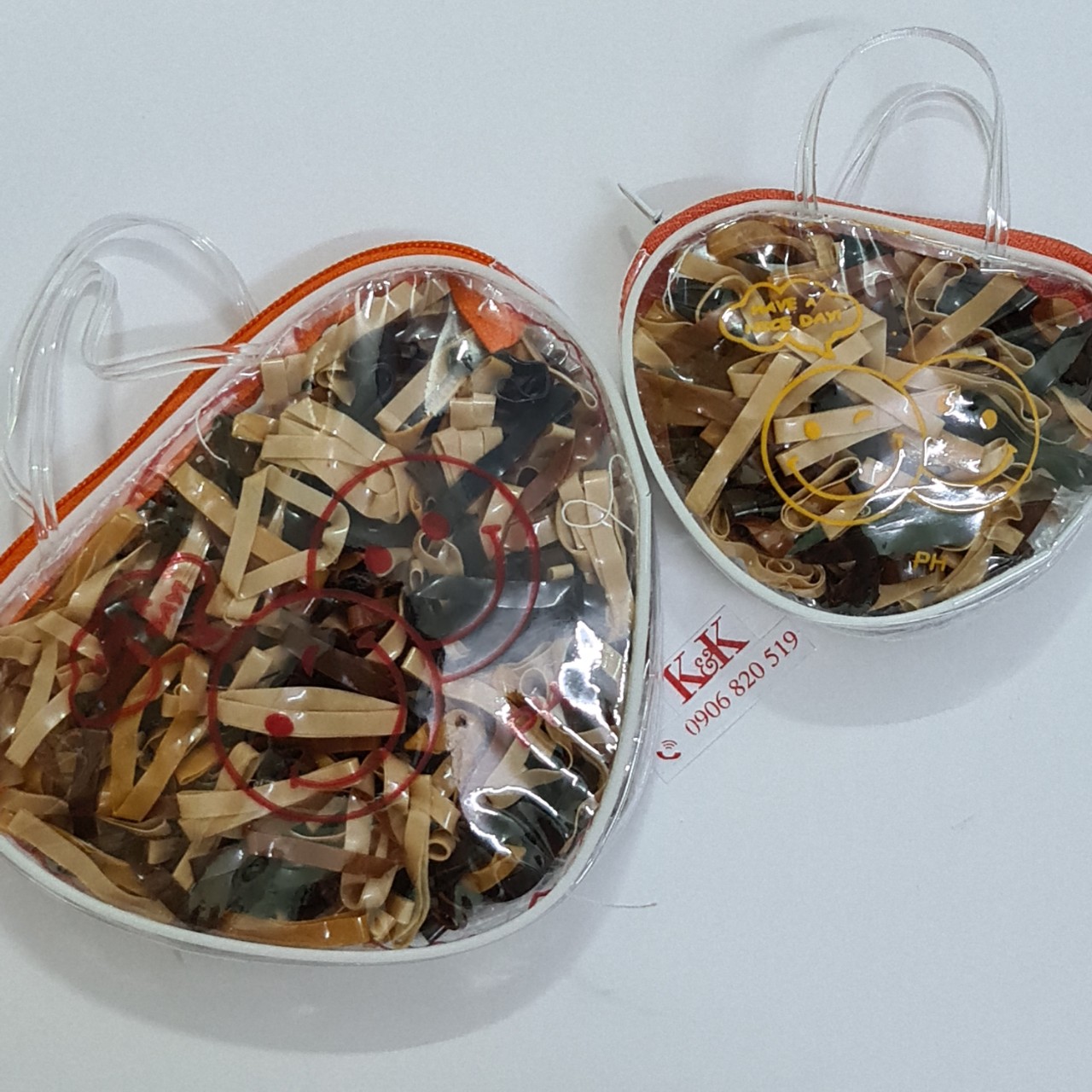 ❧K&K☙ THUN CỘT TÓC DẺO NHIỀU MÀU