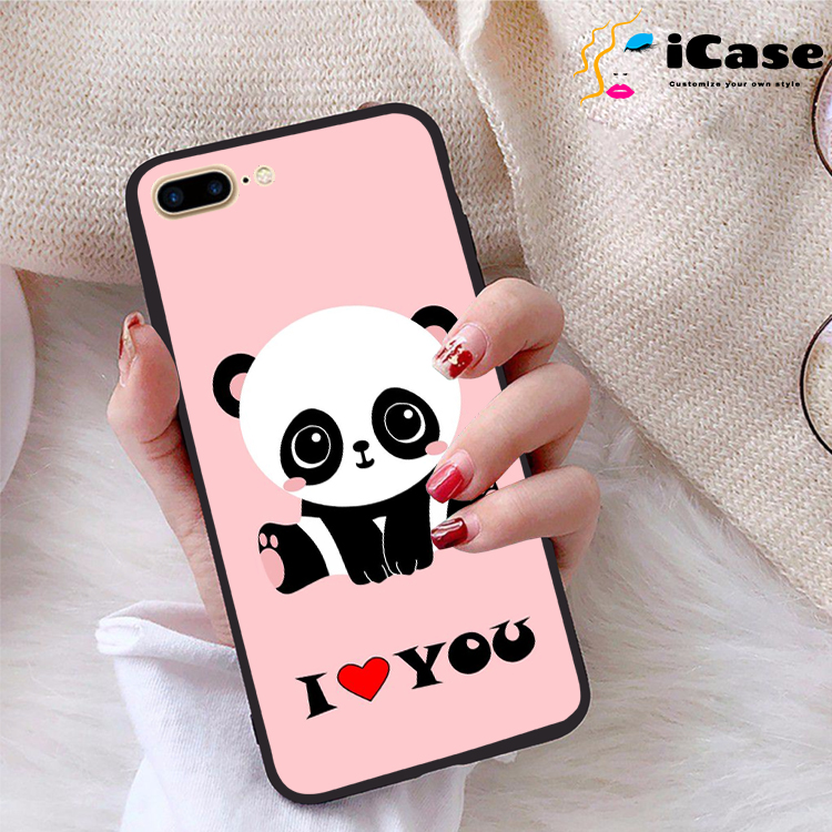 Ốp lưng iPhone 7 Plus viền dẻo TPU BST Panda
