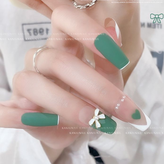 Charm Nơ Lì Kim Loại Hàn Quốc Trang Trí Móng