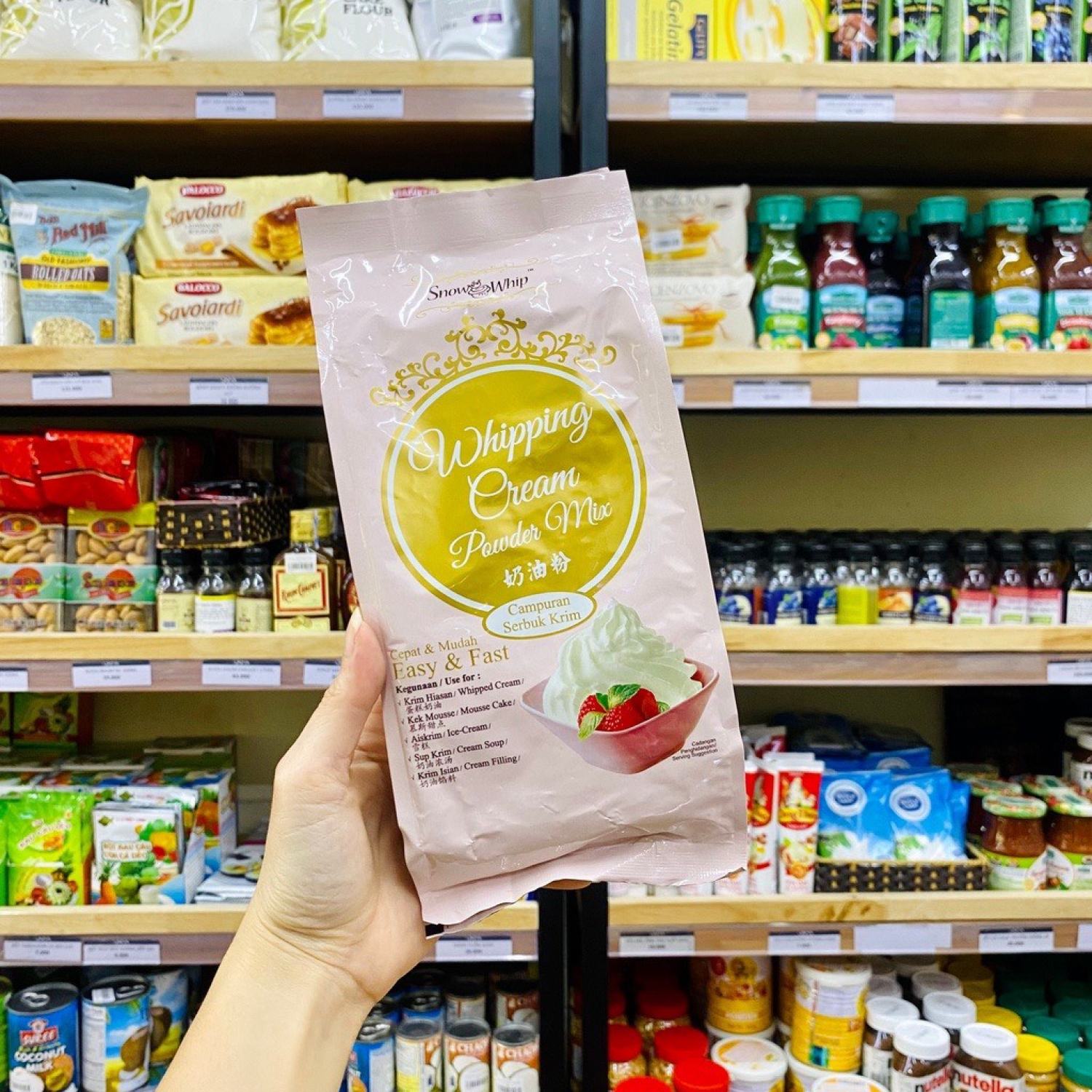 100gr Bột Whipping Cream / Bột whipping / Whipping cream dạng bột