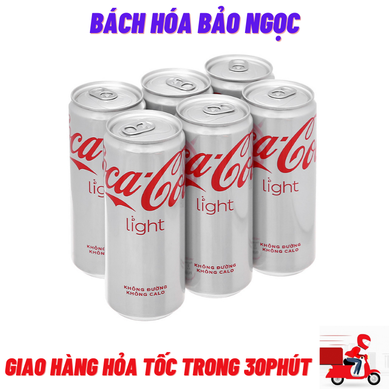 Coca - cola Không Đường 1 Lốc 6 Lon