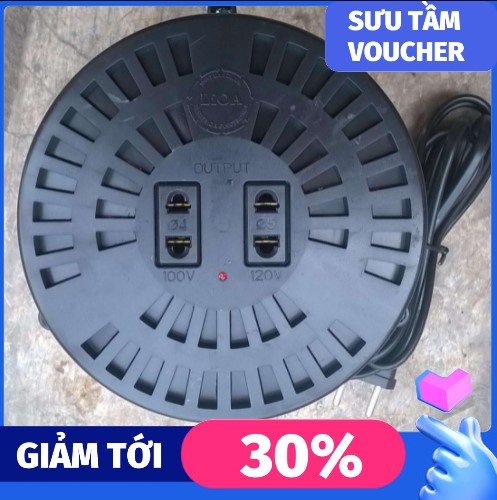 Đổi nguồn LIOA 400VA 220v sang 110v (Đen)