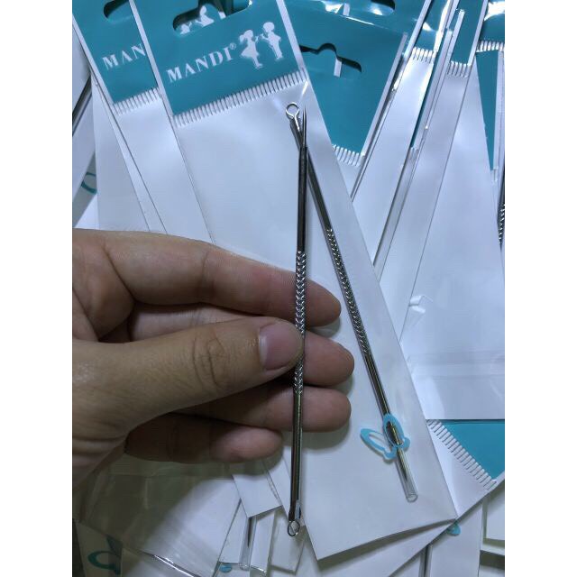 [HCM]Combo 10 Cây lặn mụn 2 đầu Malika - Que lặn mụn 2 đầu Malika