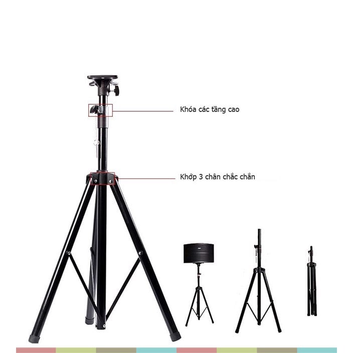 Chân đế loa cỡ lớn LKT-723 (100 - 180 cm)
