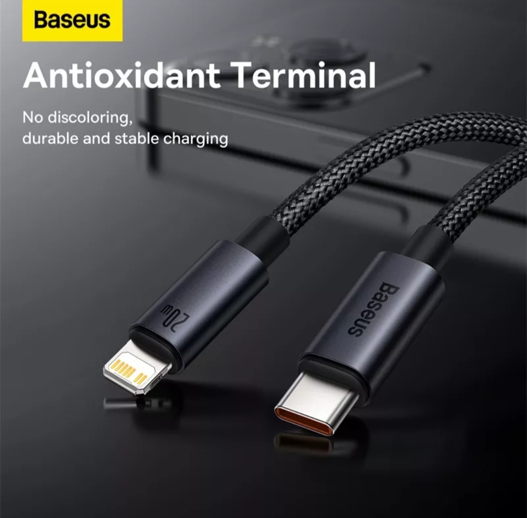 Dây Cáp Sạc Nhanh Baseus PD 20W USB-C Dành Cho iPhone 13 12 11 Pro Max