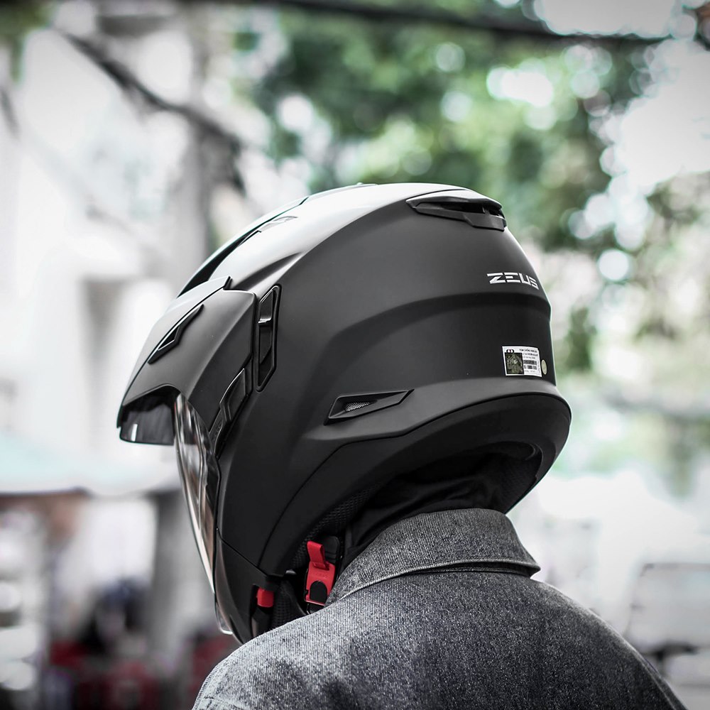 MŨ BẢO HIỂM ZEUS 613B - MÀU ĐEN MỜ
