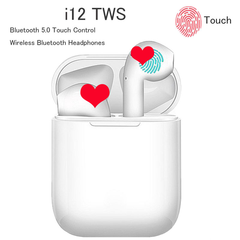 Tai Nghe Bluetooth i12s Đa Chức Năng Hỗ Trợ Cho Mọi Dòng Máy, Cửa Sổ Kết Nối - Tai Nghe Bluetooth Mini Không Dây, Tai nghe bluetooth