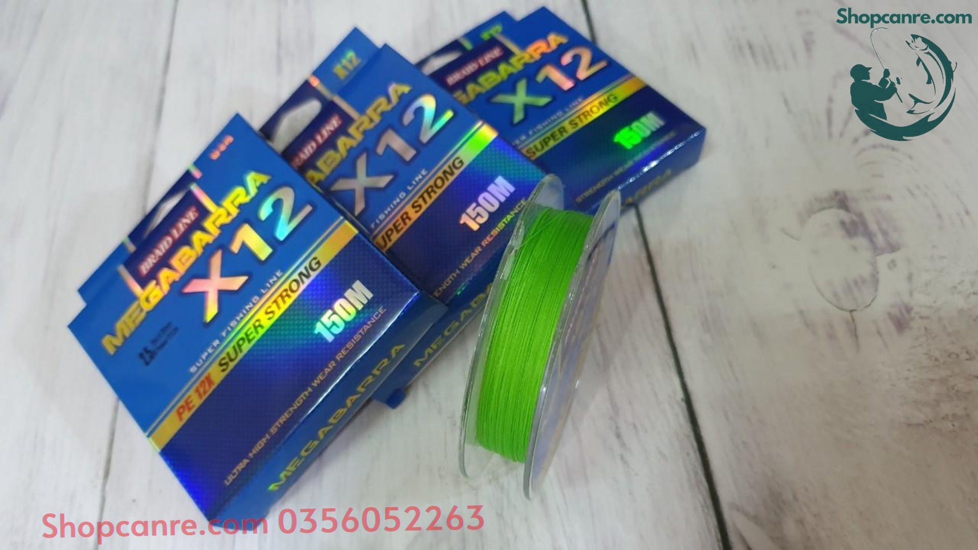 Dù Pe X12 Megabara nổi câu lục xa bờ, câu lure, câu biển