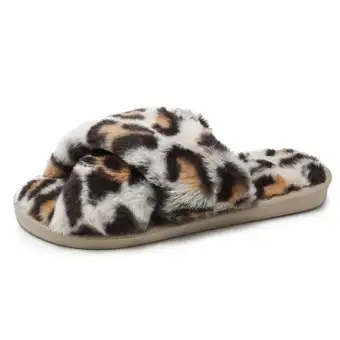 slippers leopard