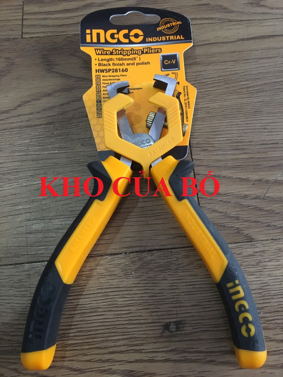 Kềm tước dây 6"/160mm Ingco HWSP28160