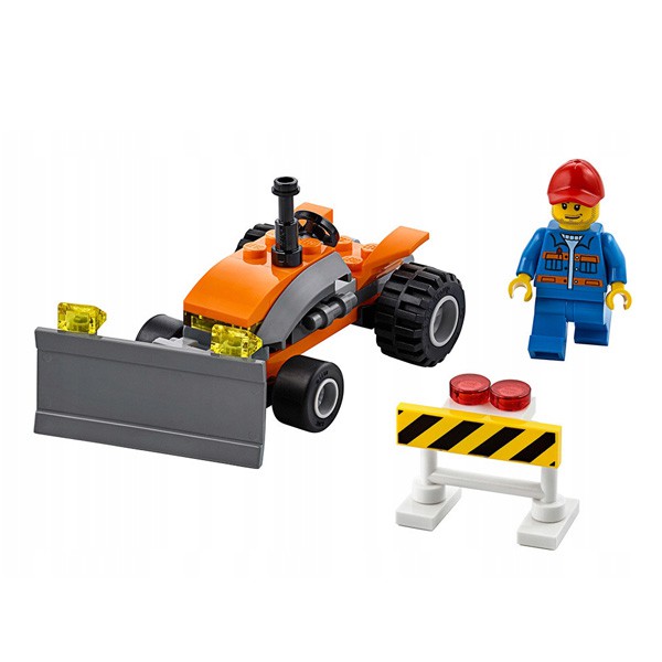 Đồ chơi lắp ráp Lego City 30353 - Polybag Xe máy cày mini - Tractor (Chính hãng)