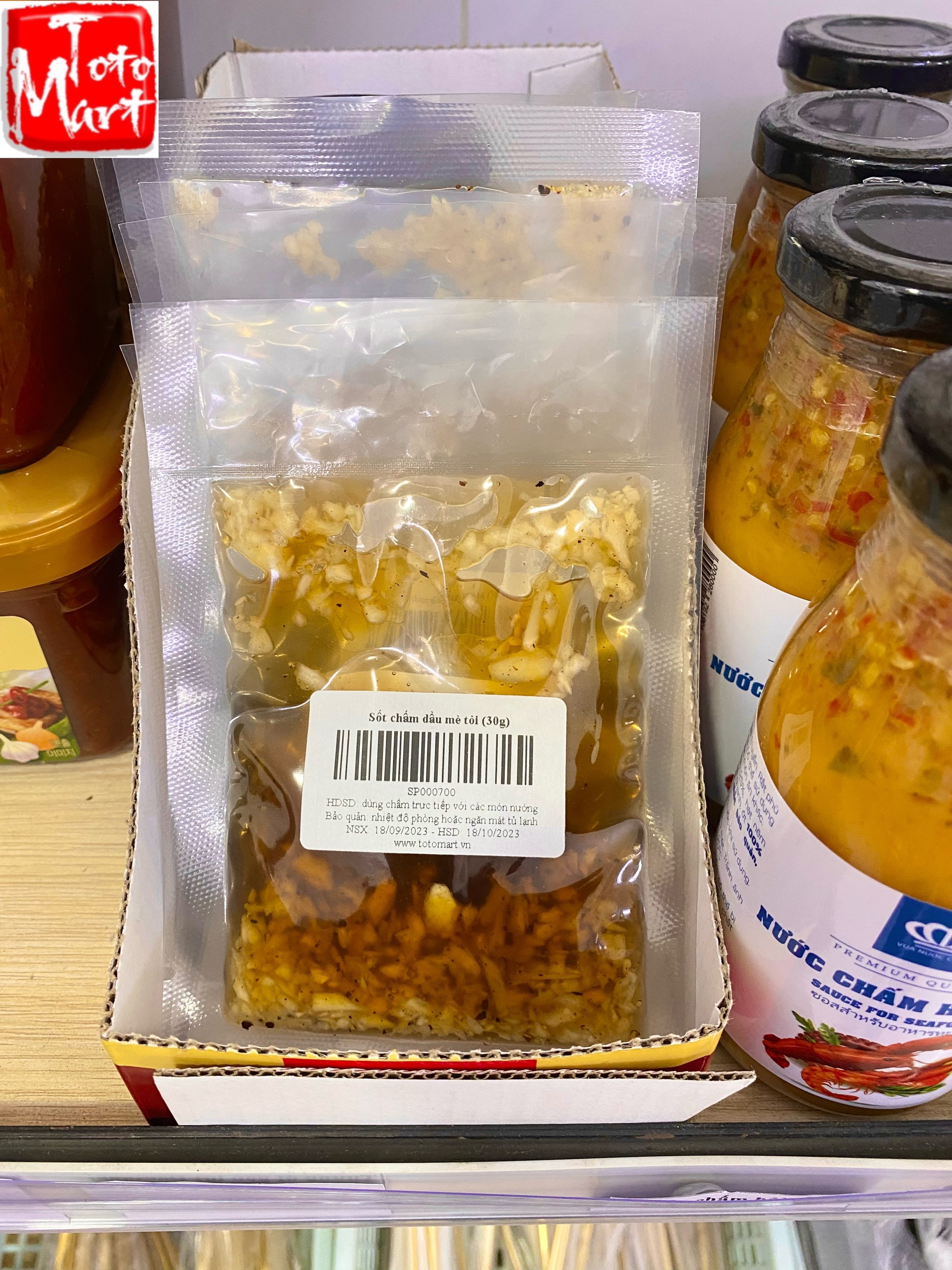 Sốt chấm dầu mè tỏi (30g)