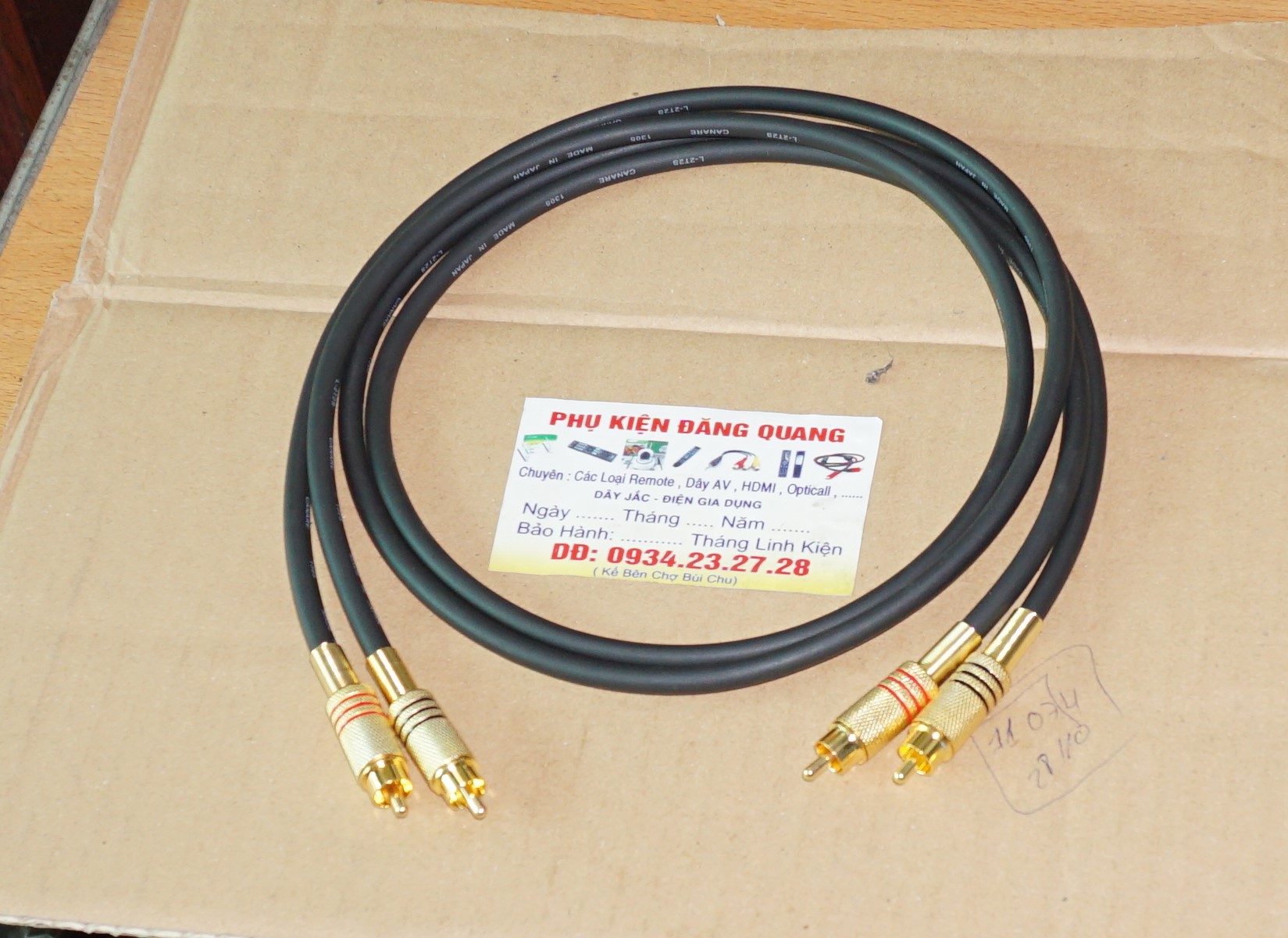 Dây AV loại tốt dài 1m , dây nhật CanaRe