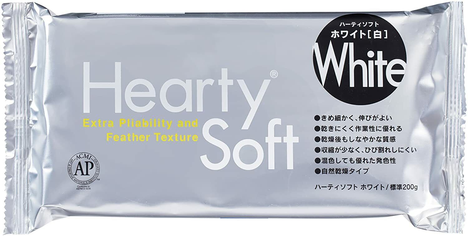 Đất sét Nhật tự khô Hearty Soft 200g