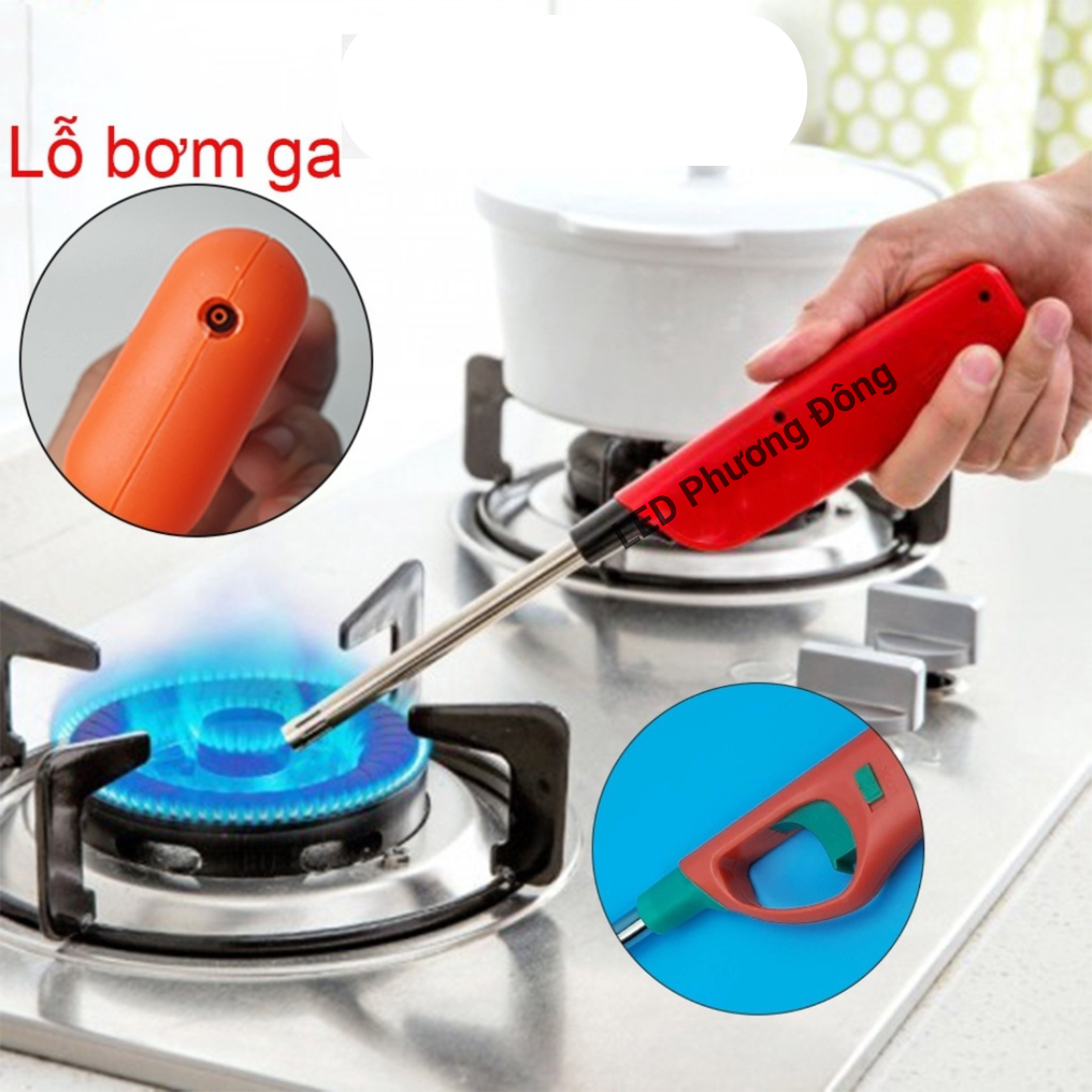 CÂY MỒI LỬA BẾP GAS BẾP CỒN