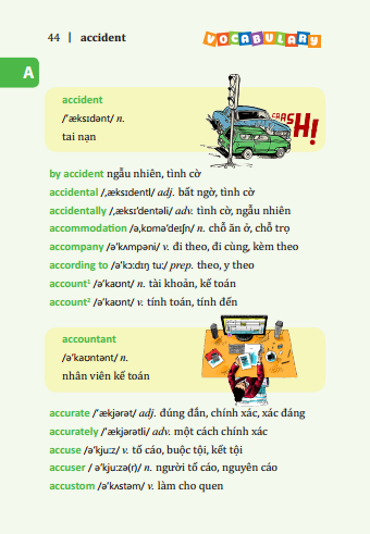 5500 Từ Vựng Tiếng Anh Thông Dụng Nhất (Bản Màu)