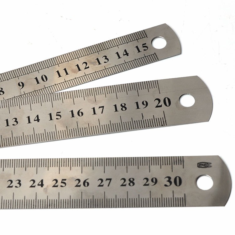 Thước cứng inox dài 15/20/30cm