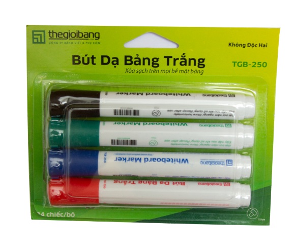 Bộ bút viết bảng 6 màu dành cho bé