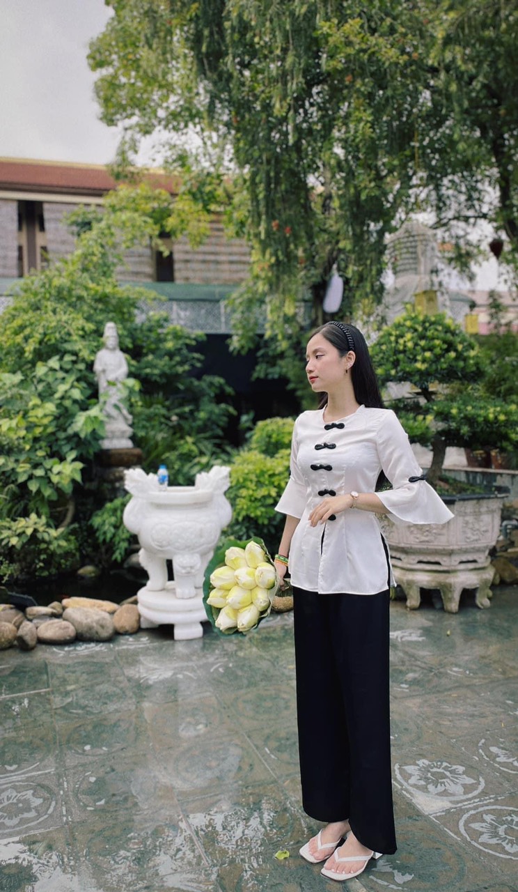 Đồ Lam Đi Chùa Chất Lụa Cao Cấp L15