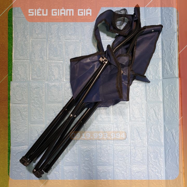 Ghế gấp du lịch, dã ngoại câu cá màu đen 250