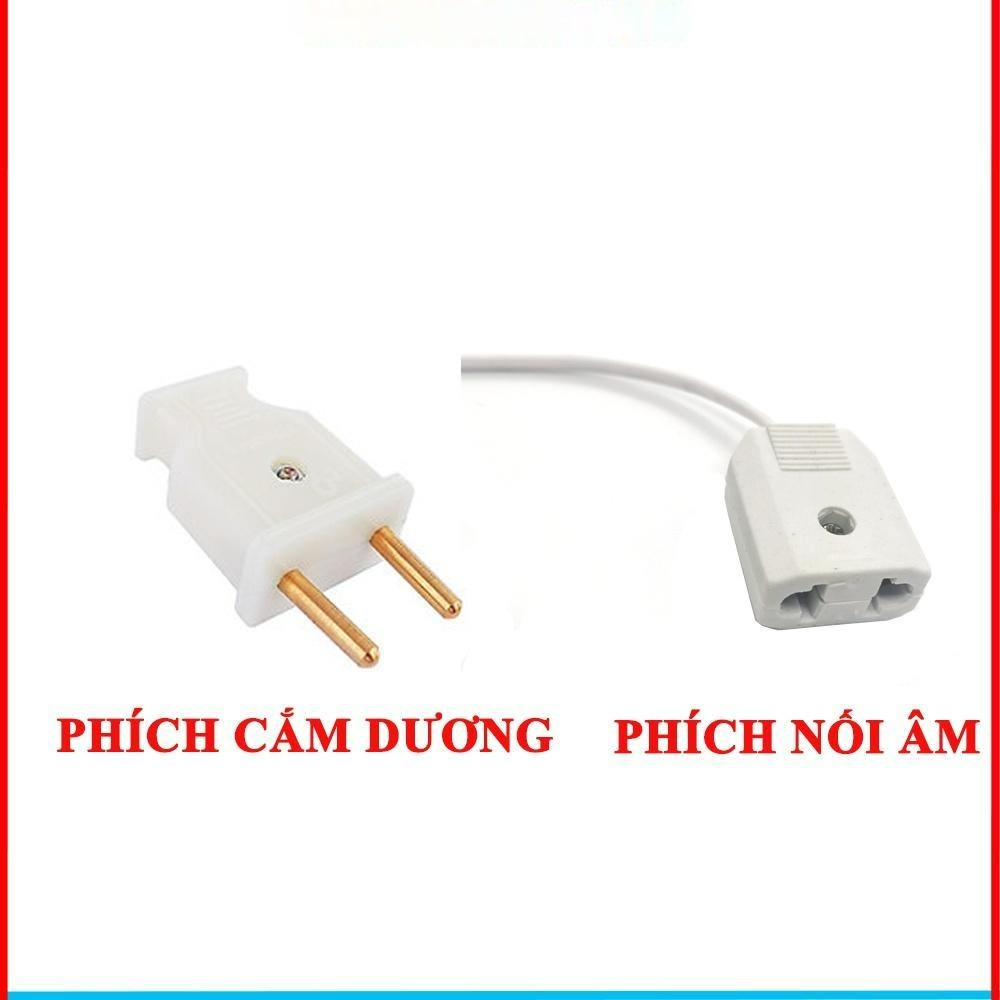 Phích Cái ( phích âm) liền dây lỗ tròn