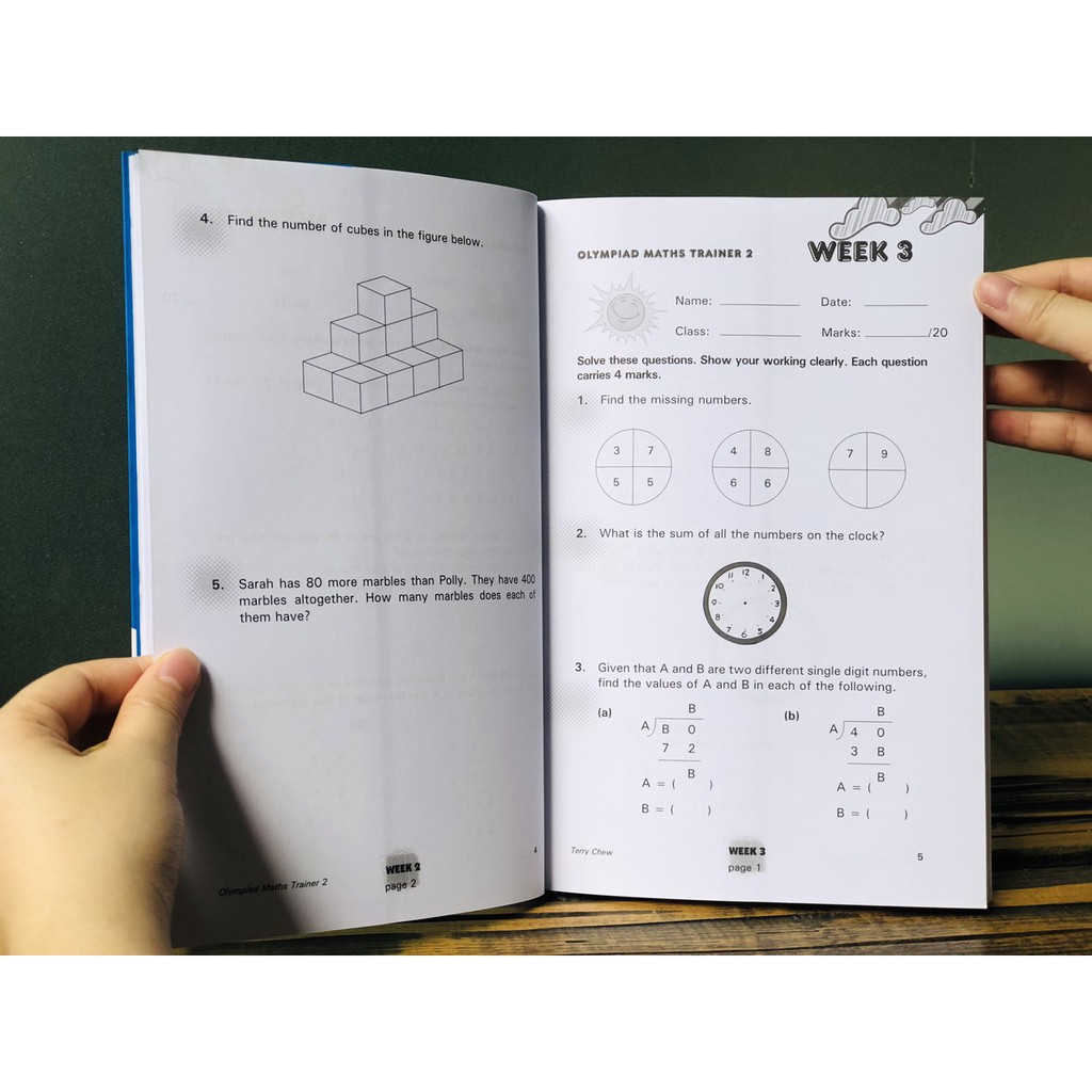 Sách : Olympiad Maths Trainer 2 - Toán Lớp 2 ( 7 - 8 tuổi)