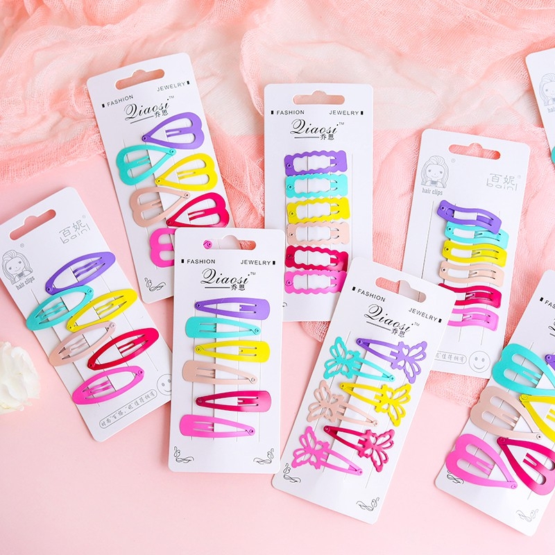 Set 6 kẹp tóc dễ thương cho bé gái