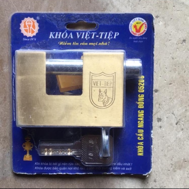 Khoá Cầu Ngang Việt Tiệp Đồng 05206 hàng chính hãng