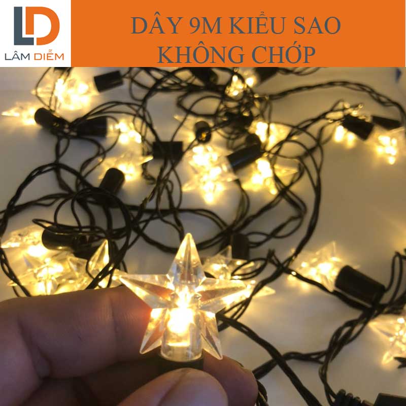 Dây đèn led 9m trang trí nhấp nháy bi kiểu bi