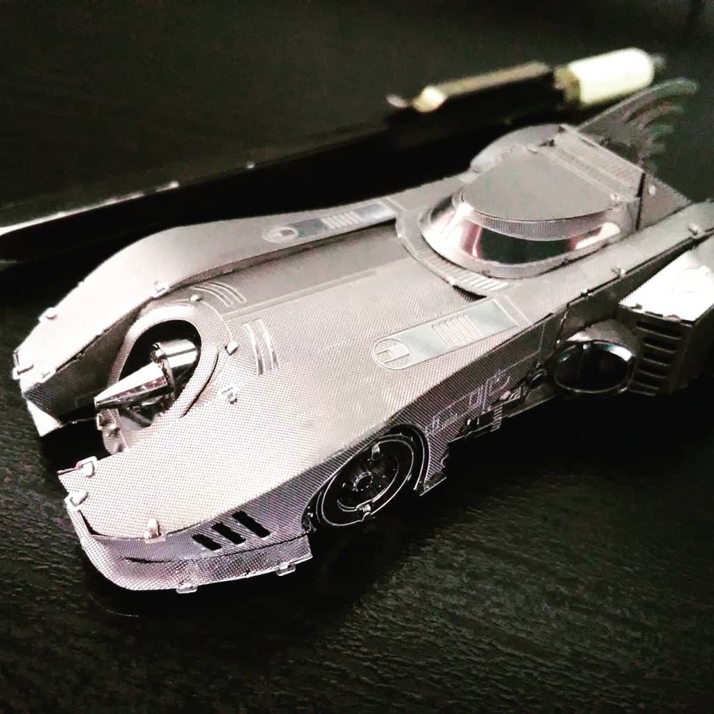 Mô Hình Thép 3D Xe Batman Batmobile 1989 [Chưa Ráp]