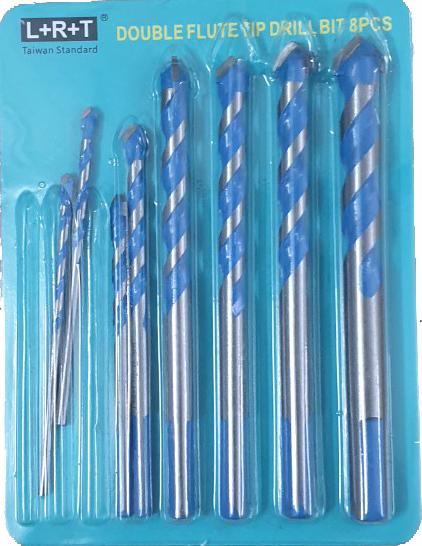 3-12mm Bộ mũi khoan bê tông 8 chi tiết L+R+T