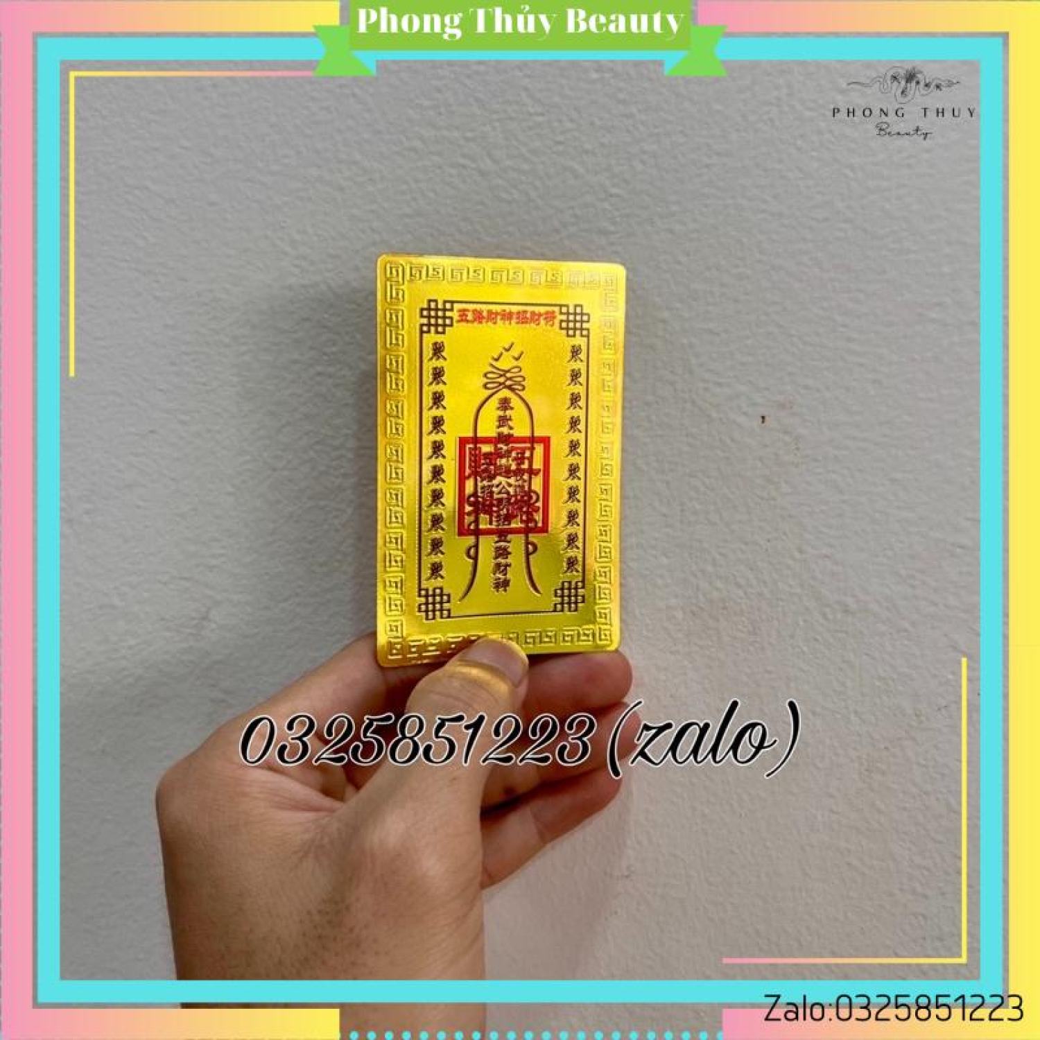 Kim Bài Ngũ Lộ Thần Tài Plastic (Nhựa)