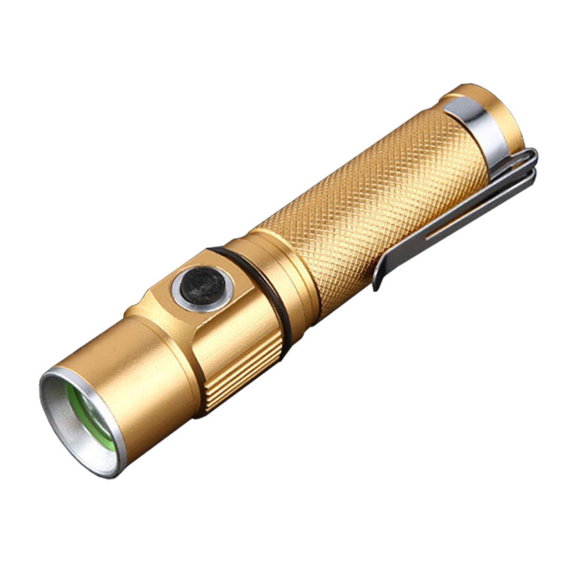 Đèn pin siêu sáng F806-2 [vỏ vàng]