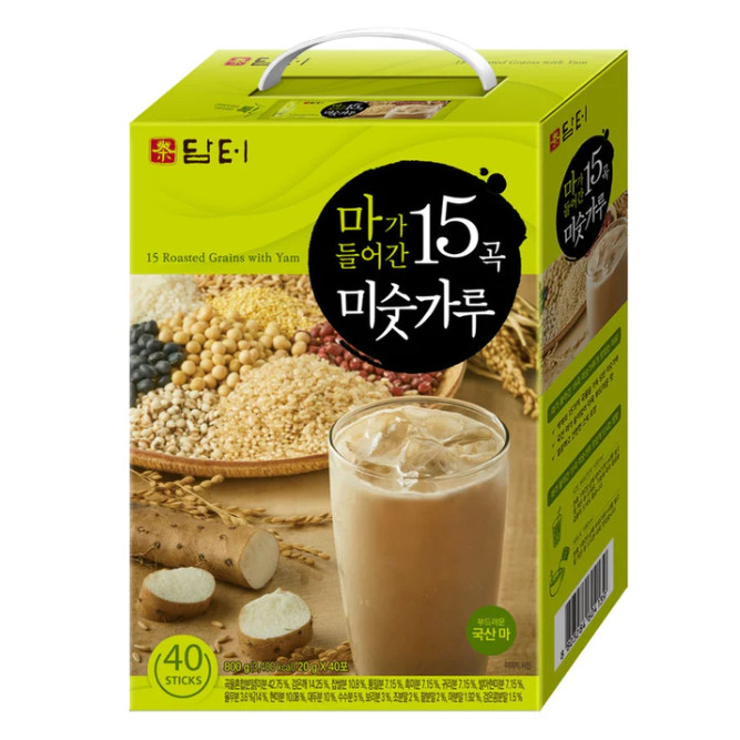 Bột ngũ cốc damtuh 15 loại hạt hàn quốc hộp 800g