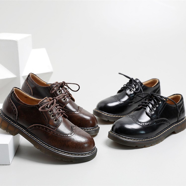 Giày da nữ Oxford cho nàng phong cách retro, giày da basic cho nữ LavisS (hàng sẵn)