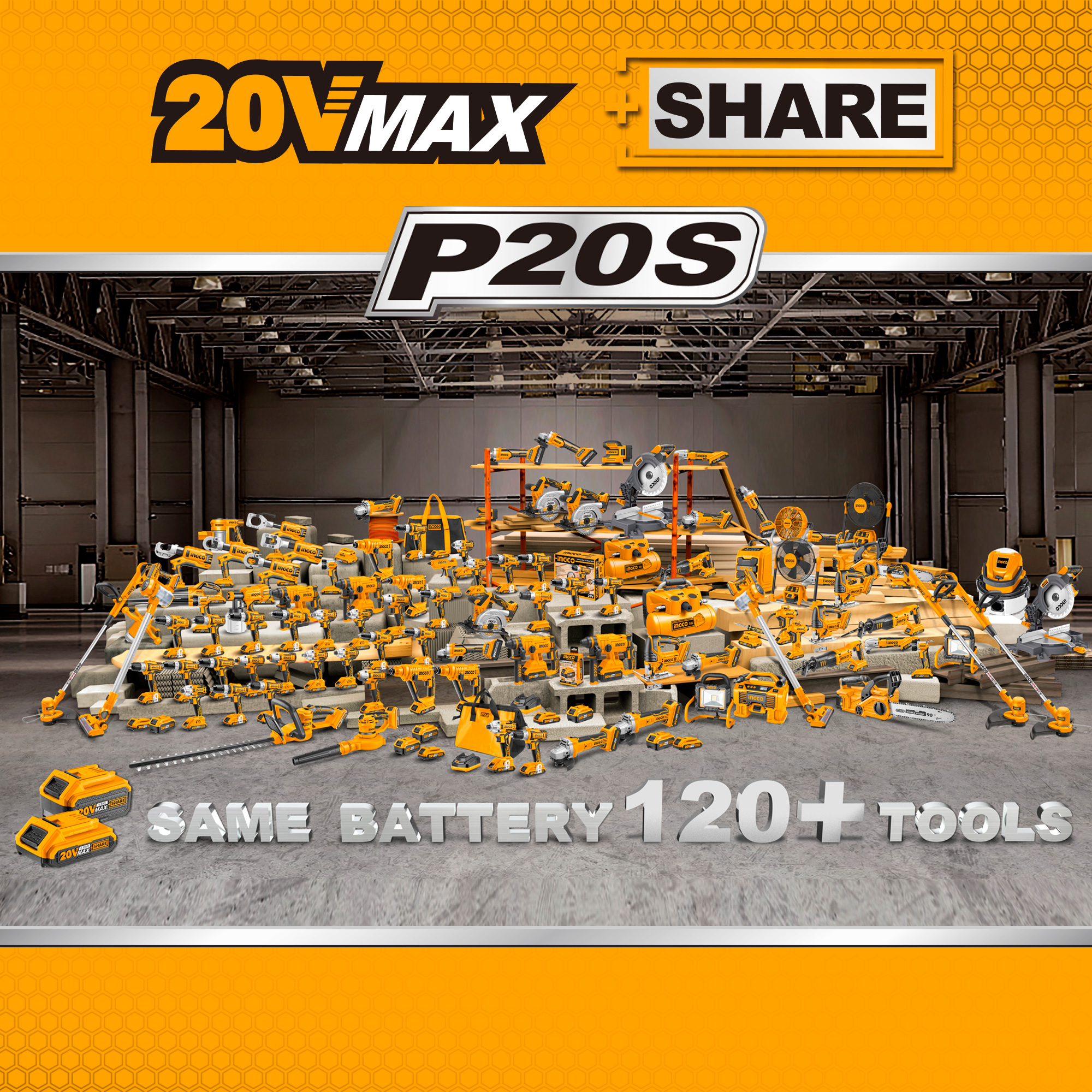 INGCO Máy thổi bụi dùng pin 20V CABLI20018