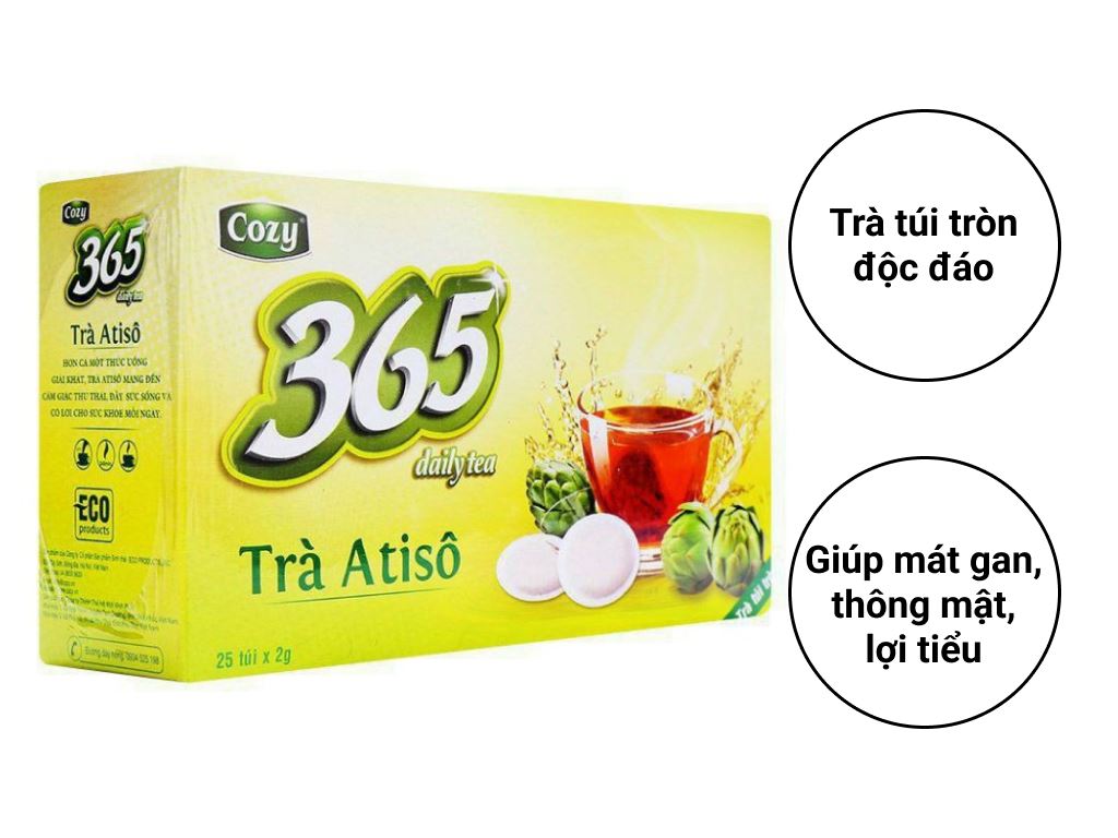 Tea atiso cozy 365 happy days 50g ( 25 bag x 2G)