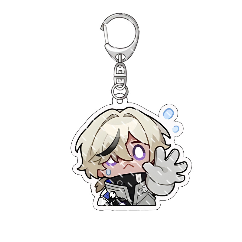 [91 mẫu] Móc khóa mica game Honkai: Star Rail - Chat Sticker ver [T69 Shop]