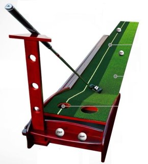 Thảm Tập Golf Putter Gỗ - 300x30cm - Golf Putting Green Mat thumbnail