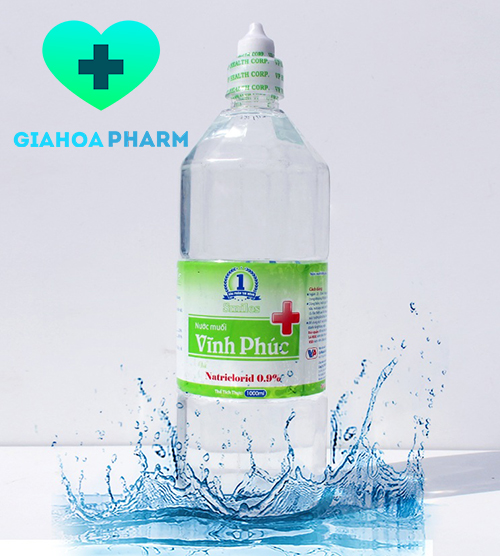 Nước muối Vĩnh Phúc SIÊU TO KHỔNG LỒ - Dung dịch nước muối sinh lý súc miệng, họng, rửa mặt ngăn mụn