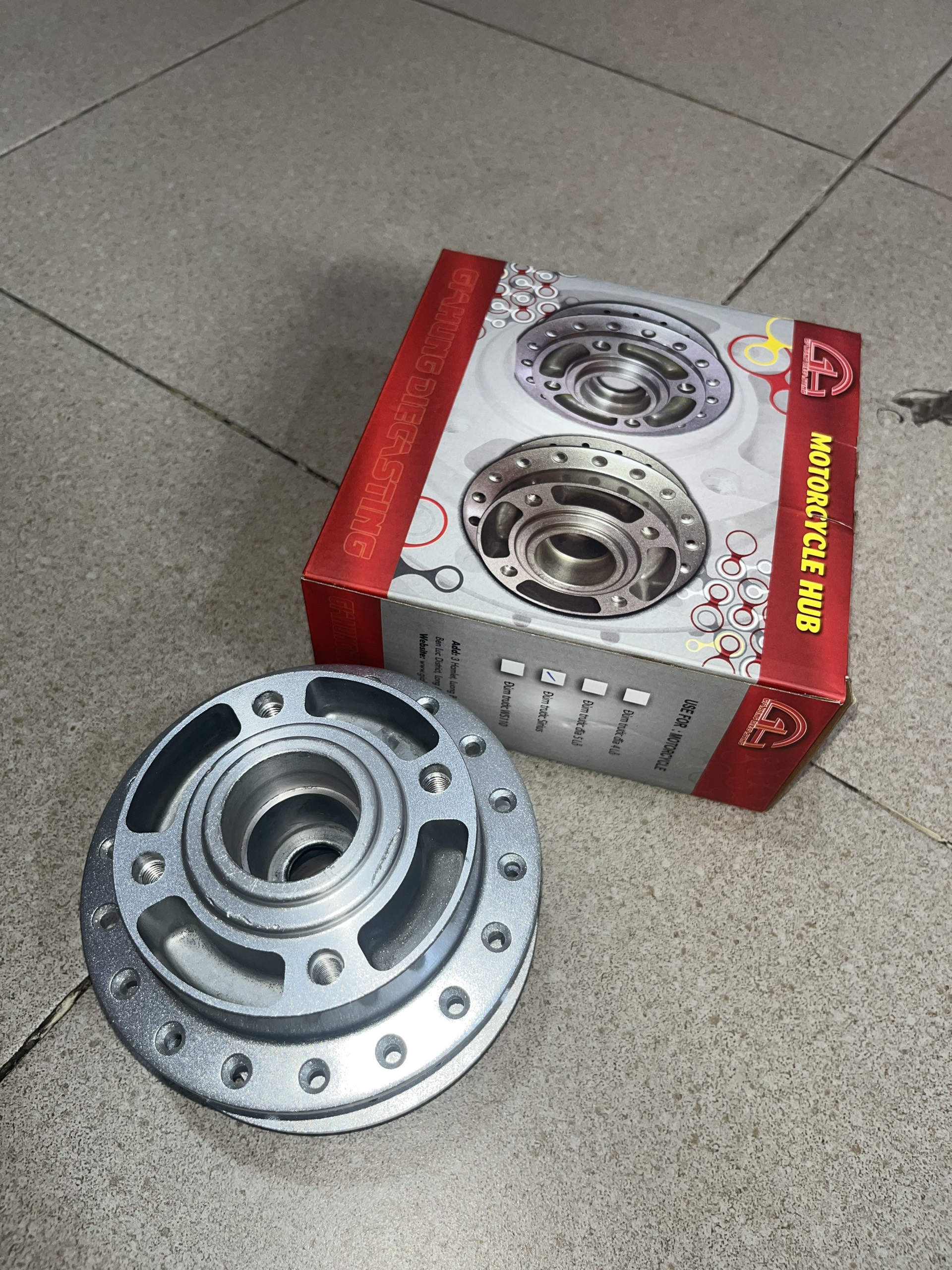 Đùm trước lên đĩa cho các dòng xe WAVE, DREAM, SIRIUS, CUB